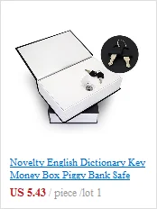 Безопасная английская коробка для ключей, копилка для денег, копилка для монет, прекрасный подарок для детей, день рождения