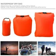 3 шт./компл. Портативный 8L 40L 70L Водонепроницаемый сухой мешок для хранения Сумка для кемпинга Пеший туризм походы водный Применение