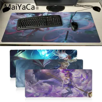 

MaiYaCa Custom Skin Star Guardian Janna lol Rubber Mouse Durable Desktop Mousepad anime Natural Rubber Gaming mousepad Desk Mat