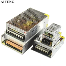 AIFENG импульсный источник питания переменного тока 110 В 220 В в постоянный ток 5 в 12 В 24 в 48 в источник питания импульсный источник питания светодиодный светильник адаптер трансформатор