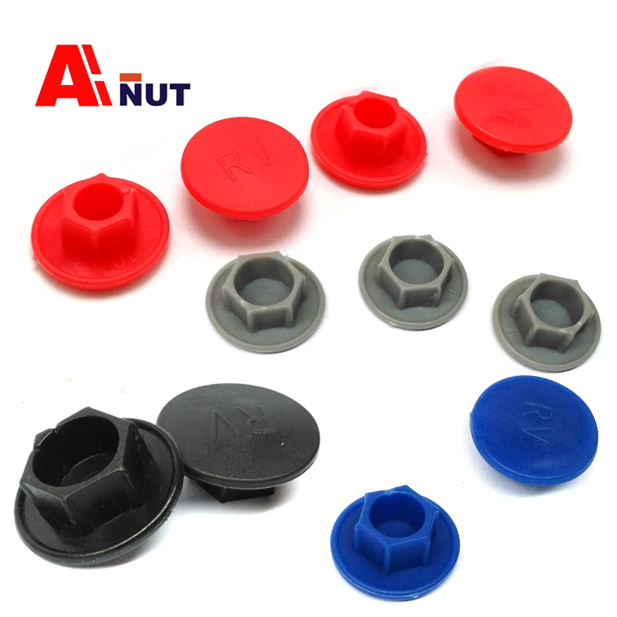 2.5mm 19mm hex plastic dust cover, screw dust cap kitin Washers from