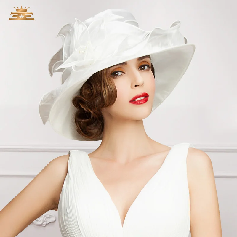 HIMESPORT Chapeau Fascinateur De Kentucky Derby De Mariage De Mariée