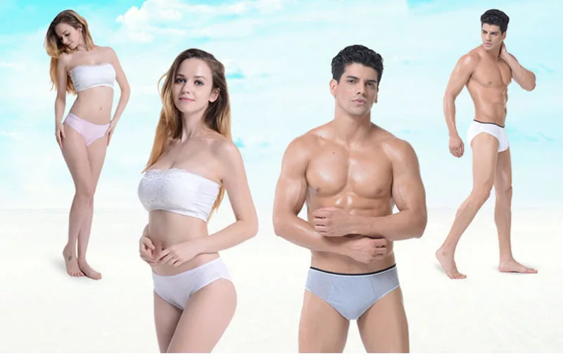 5 pcs Disposable Panties 100% Cotton Breathable Comfortable Modal Women Men Underwears Sports Travel Health Lingerie 07