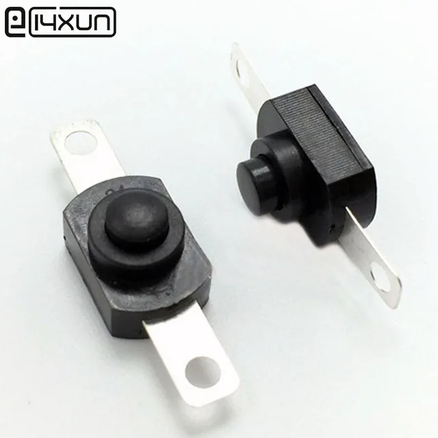 10pcs DC 30V 1A White On Off Mini Push Button Switch for Electric Torch