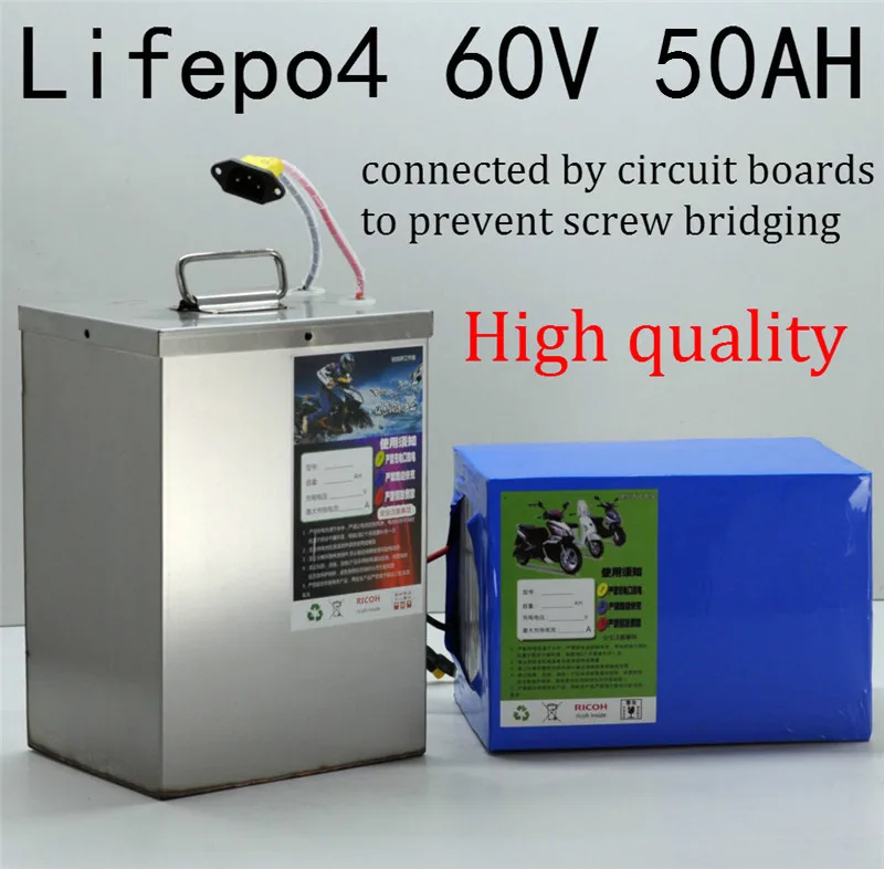 50ah 60 V Lifepo4 аккумулятор 60ah lifepo4 3000 w 2800 w Аккумулятор для электрического трехколесного автобуса сельскохозяйственный автомобиль строительство автомобиля Мотор