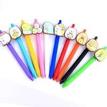 40 шт./партия, креативная японская мультяшная Сумико гураши, черные чернила, матовое, гелевое перо, акция, подарок, ручка для офиса для студентов