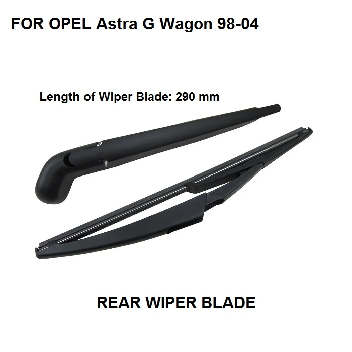 Per Vauxhall Opel Astra G Estate Wagon 1998-2004 Rear Window Wiper Arm + Tergi Set Nuovo 290Mm