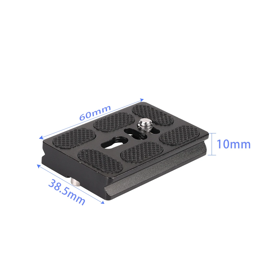 Kaliou Universal PU-60 Metal Quick Release Plate Camera Tripod Adapter Mount Plate Board For Benro Arca Swiss Tripod Ballhead