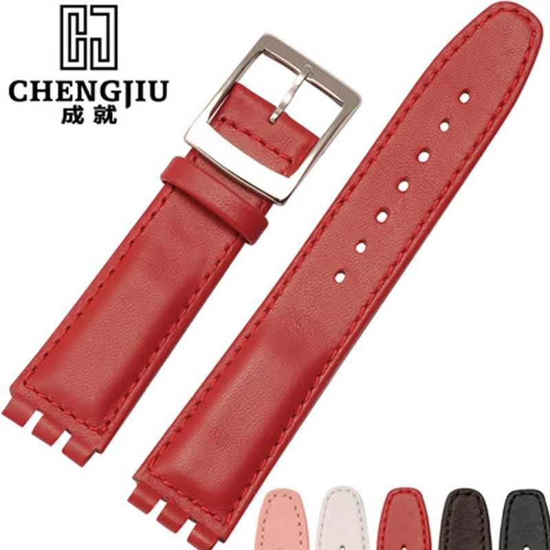 17mm cuir de peau de serpent femmes Bracelet de montre pour montre