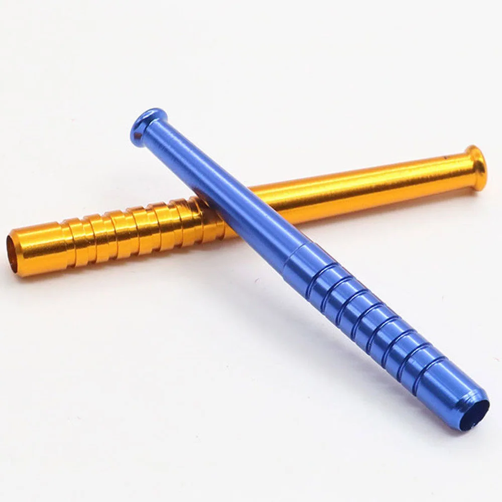 

2019 Random Color 78MM Multicolor Aluminum Alloy Smoke Pipe Portable Metal Snuff Sniffer Snorter Straw Nasal Tube Snuffer Bullet