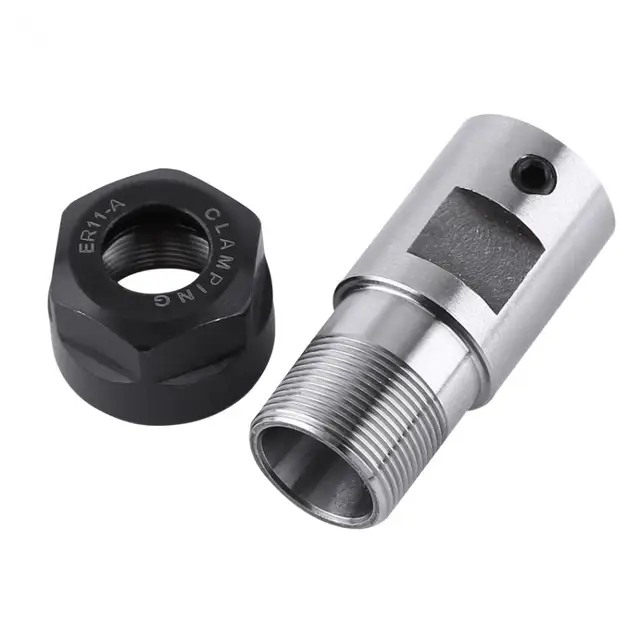 CNC Collet Holder ER11A 5mm CNC Milling Motor Spindle Shaft Collet Chuck Extension Rod Holder Toolholder