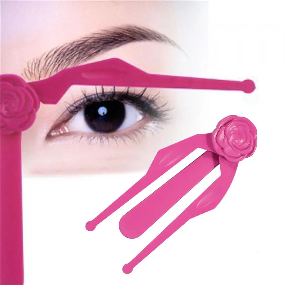 

1PC Professional Plastic Eyebrow Template Foldable DIY Eyebrow Ruler Shape Stencils Eyeliner Model Beauty Make Up Tools