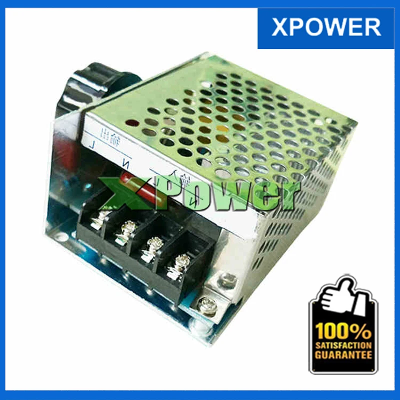 

Wholesale 4000W AC 220V Electronic Motor Speed Controller AC 10V~220V Regulate SCR AC Electronic Voltage Regulator Controller