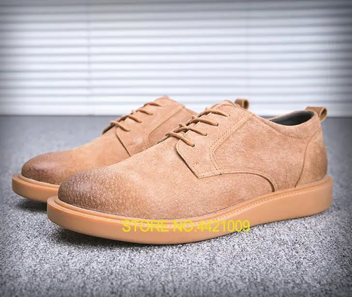 

Shoes Men lace up genuine leather nubuck dress shoes smart casual flats sneakers vintage basic summer wedding handmade shoes