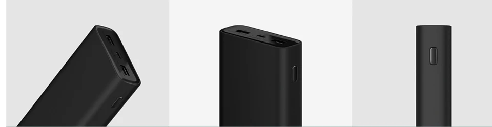 Xiao mi power Bank 3, 20000 мА/ч, портативное зарядное устройство, источник питания, два USB USB-C, двусторонняя быстрая зарядка, mi внешний аккумулятор