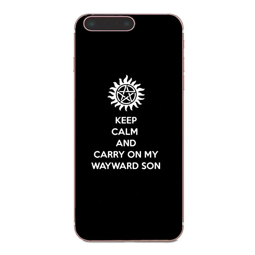 Чехлы из ТПУ для Huawei P8 P9 P10 P20 P30 Mate 7 8 9 10 20 Lite Plus Pro 2017 Tv Supernatural Carry On My Wayward