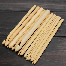 Новое поступление 16 Набор размеров " бамбуковый вязаный переплетенный вязальный крючок-игла ремесло инструмент 2,0-12,0 мм Лидер продаж