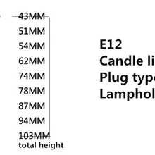 10 шт. бакелитовый E12 светильник-свеча стент патрон e12 Базовый светильник-свеча с кронштейном хрустальная люстра держатель лампы
