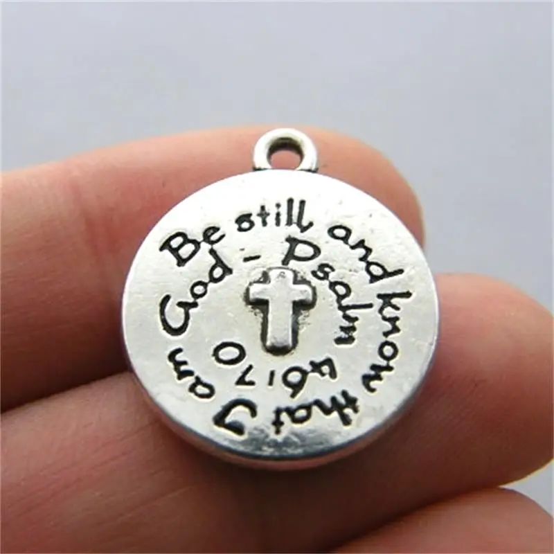 BULK 30pcs Inspirational Quote Letter Be Still And Know That I Am God