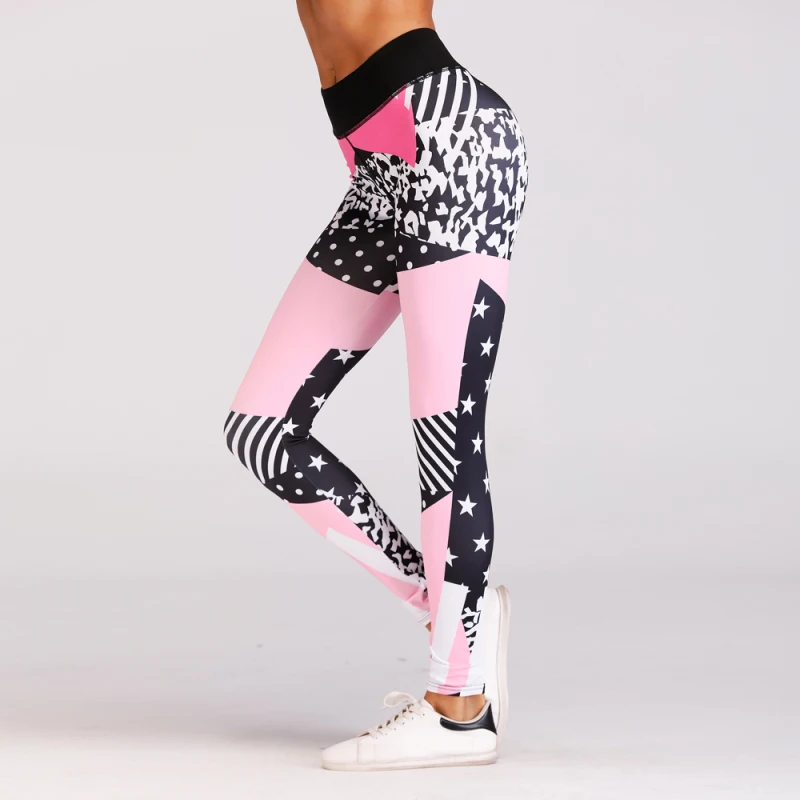2019 New Sexy Digital Printed Leggings Women Stretch Slim