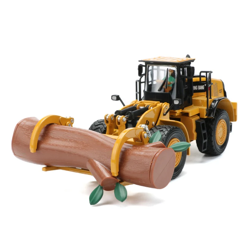 JINGBANG 1:50 захватить дерево машина игрушка сплава Строительство грузовик коллекционные автомобили модельные детские игрушки подарок