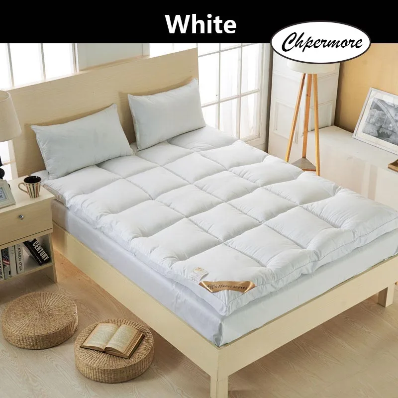 Chpermore five star hotel Thicken Feather velvet Mattress Foldable Tatami Single double Mattresses Cotton Cover King Queen Size