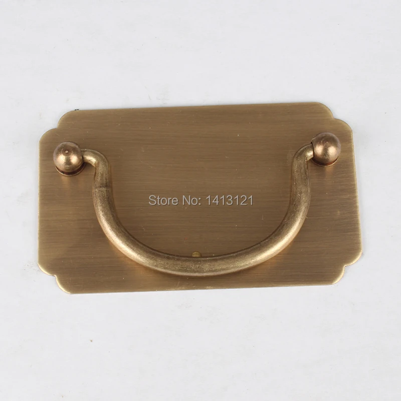 

Chinese antique simple drawer knob furniture hardware wardrobe cabinet shoe door handle closet cone pull