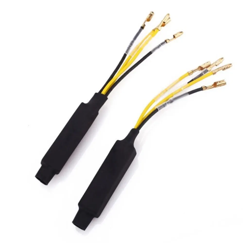 

2PCS LED Flasher Indicator Relay Decoder Motorcycle Universal Resistors Bike 21W 12V