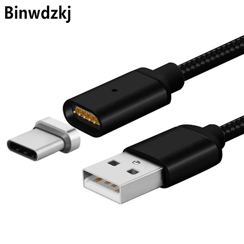 

1M USB Type C Magnetic Cable For Samsung Galaxy S8 S9 Note 8 5V/2.4A Fast Charger Magnet Type C USB C Type-C Charging Cable