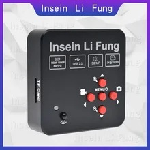 Full HD 38MP 60FPS 1080P 2K промышленный видео микроскоп камера Лупа 8G TF хранение HDMI USB одновременный выход PCB ремонт