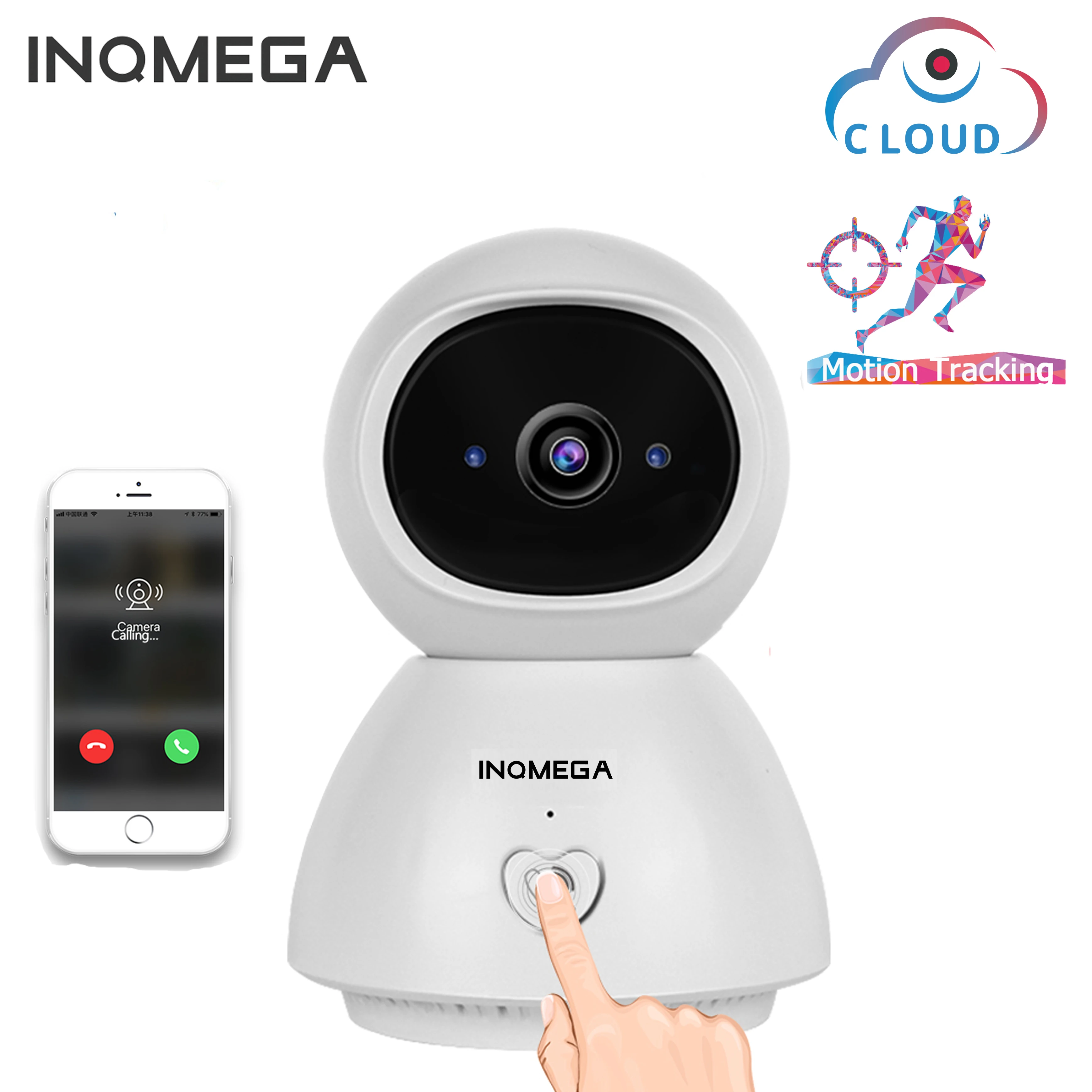 INQMEGA Cloud Wireless IP Camera 1080P APP Reverse Call ...