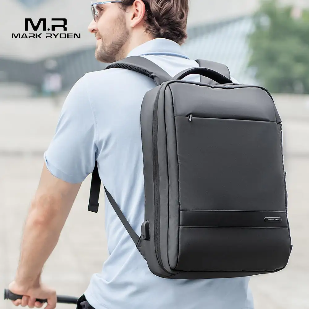 Mark Ryden Anti-thief USB Backpack Male 15.6 inch laptop Bags for Men Multi-layer School Bag Male Travel Mochila