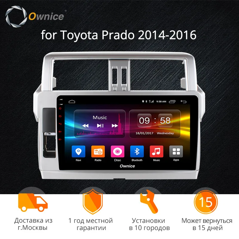 Ownice K1 K2 10 1 ''android 8 Octa Core 32G Встроенная память автомобиль радио gps для Toyota 2014 2015 2016