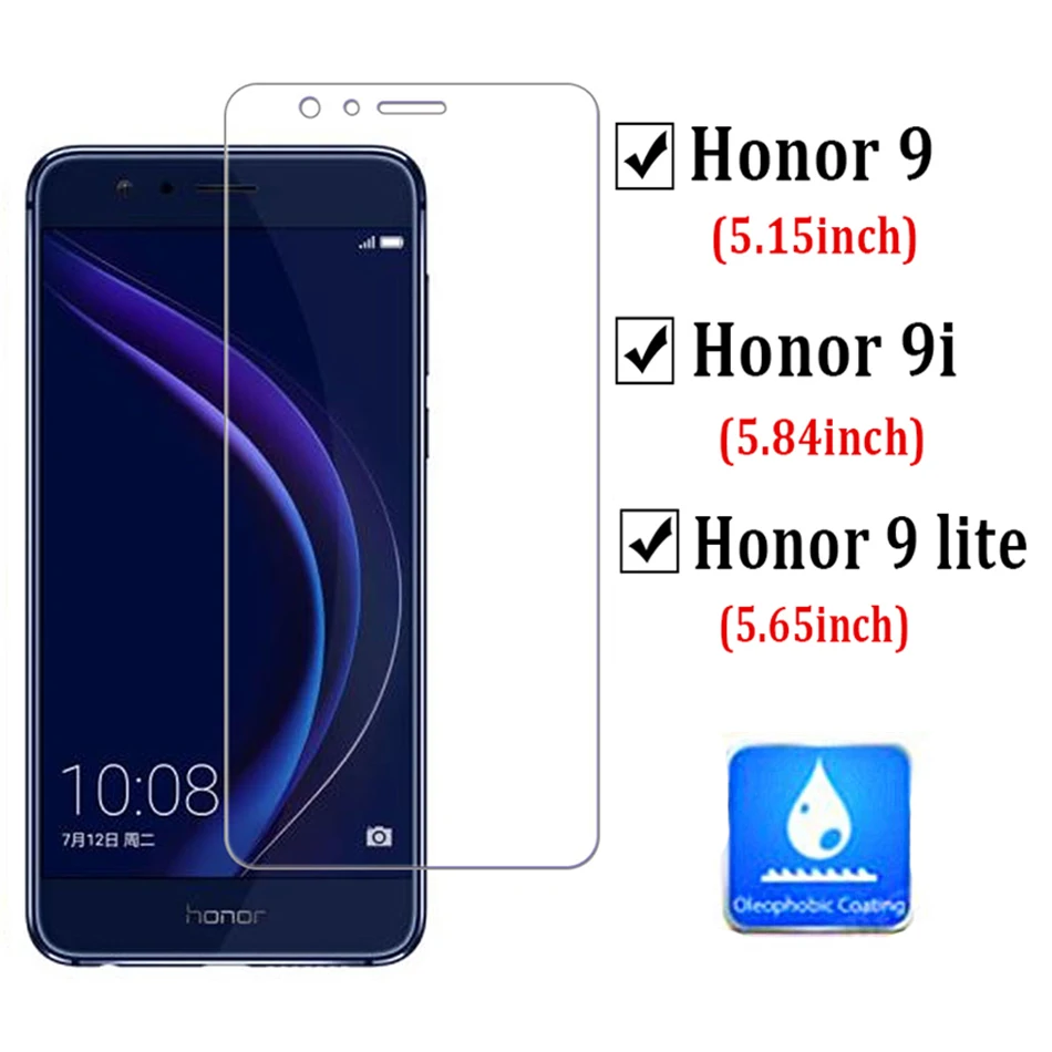Защитное стекло для huawei honor 9 Защитная пленка экрана huavei honer 9i 9lite light закаленное на