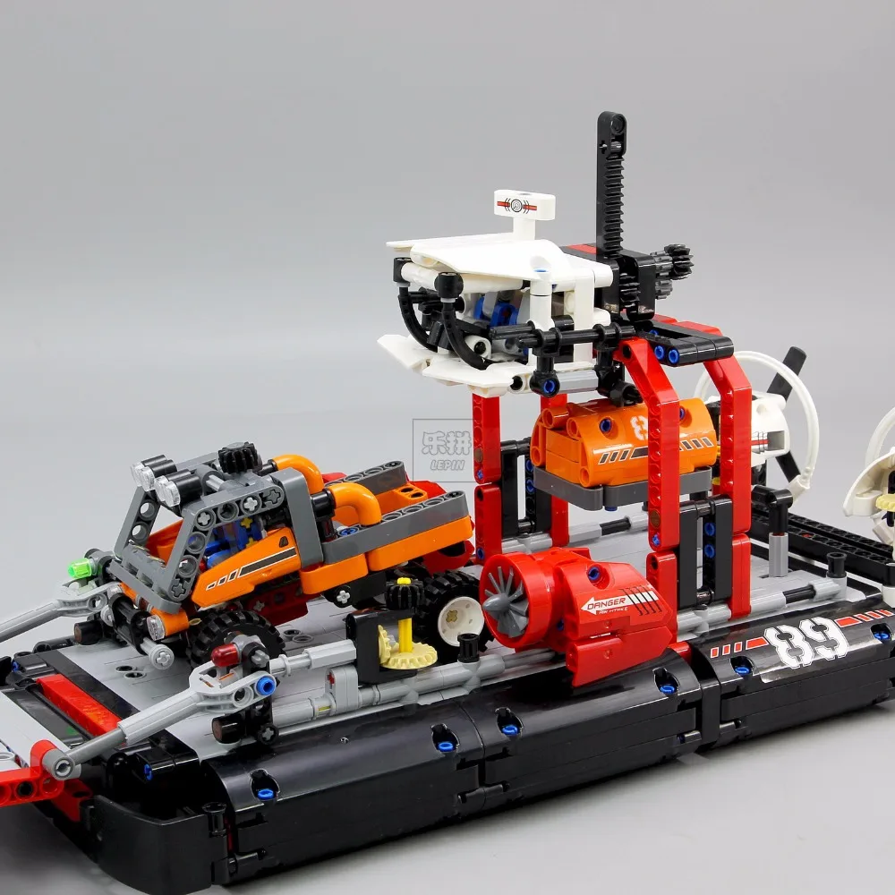 

Lepin 20078 New 1101Pcs Technic Series The Hovercraft Set Compatible 42076 Model Building Blocks Bricks Toys For Kids As Gifts