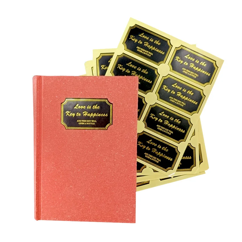 

80 Pcs/lot Shaped Black Gold Seal Labels Rectangle Sticker For Gift Baking Cake