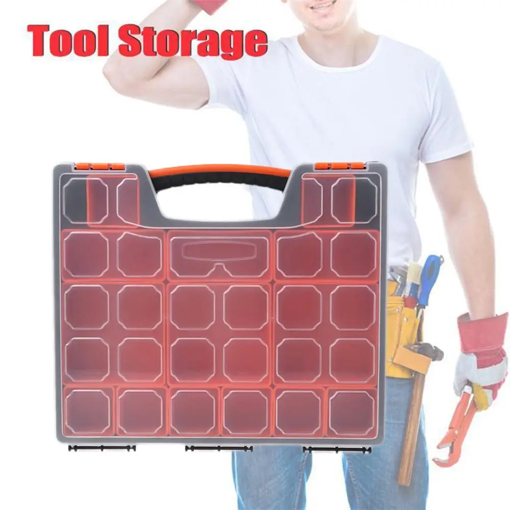 BF-312 Portable Carry Tool Storage Case Spanner Screw Parts Hardware Organizer Box