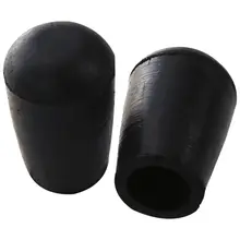 Rubber Round Table Foot Cover Protector 8mm Inner Dia 24 Pcs