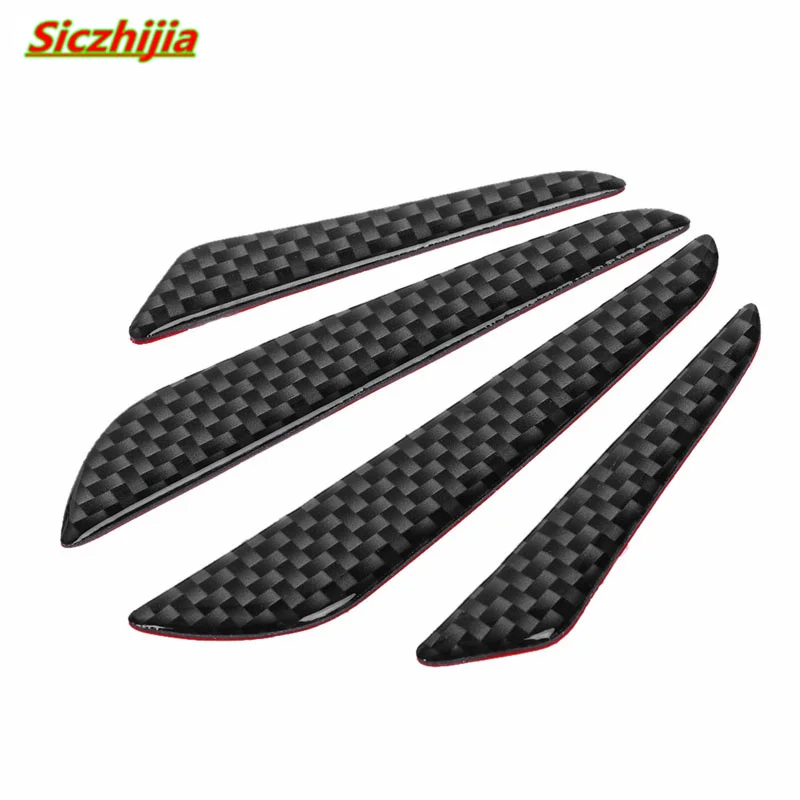 4 carbon fiber car stickers door edge protection stickers for Chevrolet