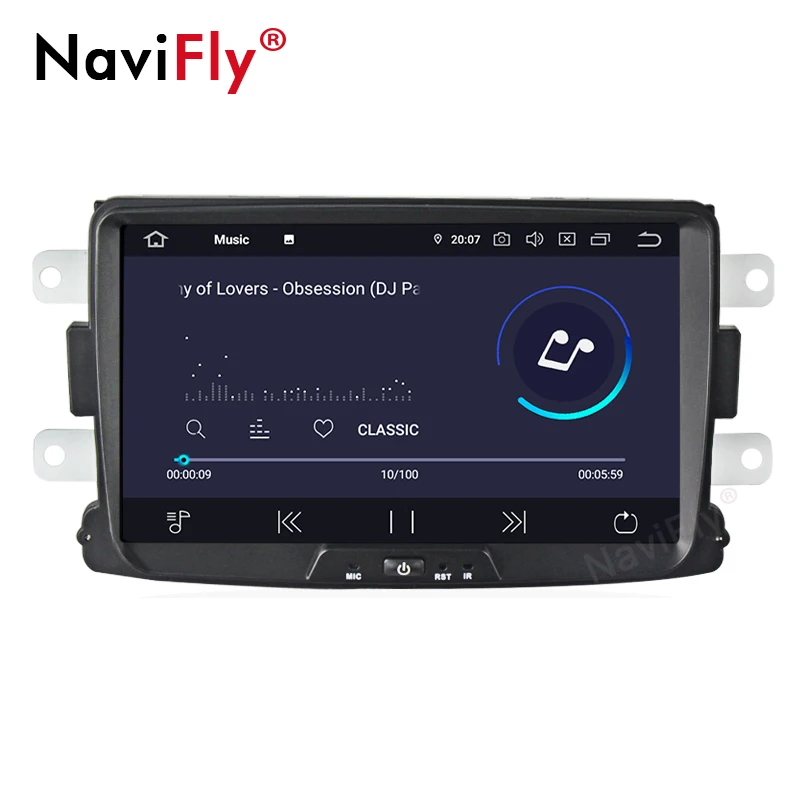Cheap NaviFly PX30 Android 9.0 IPS+DSP car multimedia player GPS Navigator Radio For Dacia Duster Logan Sandero radio stereo head unit 4