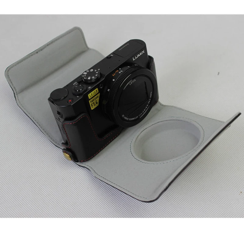 Luxury Factory Camera Full Bag Bottom Case For Panasonic Lumix LX10 L