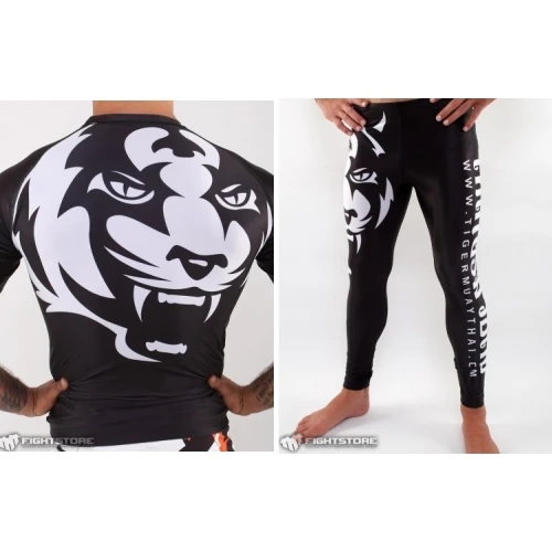 SOTF 2015 Новый Title Tiger Muay Thai MMA облегающий костюм с короткими рукавами толстовка Shuzhan
