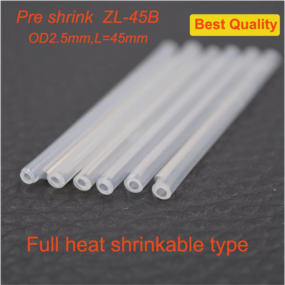 High Quality￠2.5mm 45mm Fiber Optic Fusion Splice Protection Sleeves 100pcs 