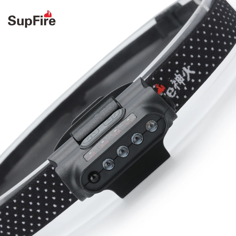 Supfire налобный фонарь Lampe фронтальный светодиодный светильник для вспышки EDC
