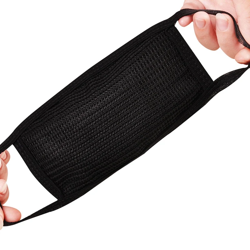 

1 Pcs Cotton Yarn Mouth Face Mask Cycling Wearing Windproof Anti Dust Anti-pollution Respirator Black