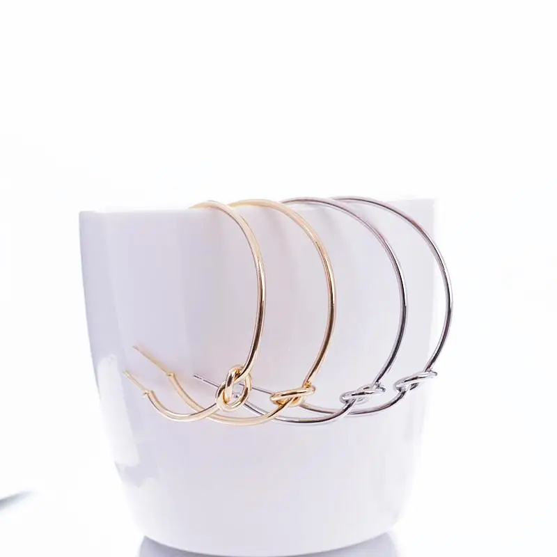 

New Fashion Gold Silver Color Geometric Hoop Earrings for Women Personality Exaggerated Female Nice Jewelry Gift Wholesale EB135