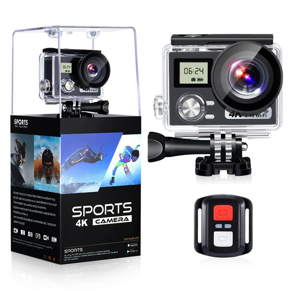 

BAPASCO original AT-N460 ultra high definition 4K wireless remote control sports camera DVR waterproof professional camera