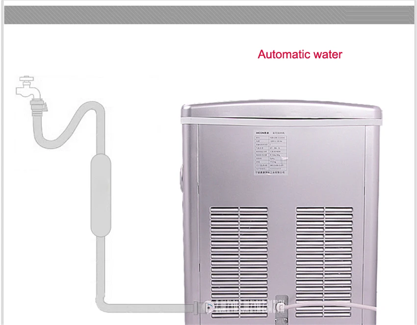 30 кг/24 ч льдогенератор бытовой портативный льдогенератор 160 Вт мощность небольшой коммерческий льдогенератор молочный чай магазин льдогенератор HZB-25A