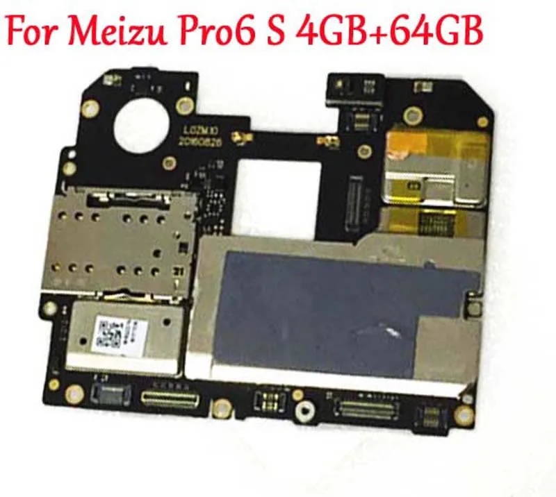 

(Tested)Full Work Unlock Mobile Electronic Panel Motherboard Circuits Flex Cable For Meizu Pro 6S Pro6S Pro6 S 4+64GB MB Plate