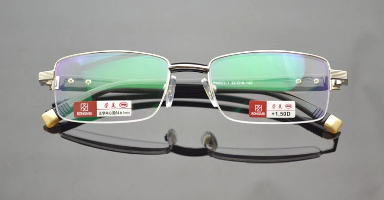 Ceny 2019 Claravida Men Titanium Senator antyrefleksyjne powlekane asferyczne okulary do czytania Briller + 1.0 + 1.5 + 2.0 + 2.5 + 3.0 + 3.5 + 4.0